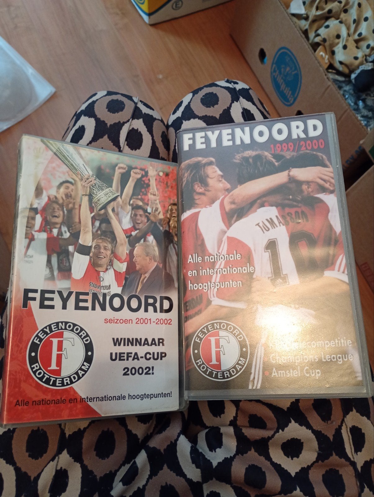 Feyenoord vhs banden te koop, Verzamelen, Ophalen, Zo goed als nieuw, Feyenoord, Overige typen
