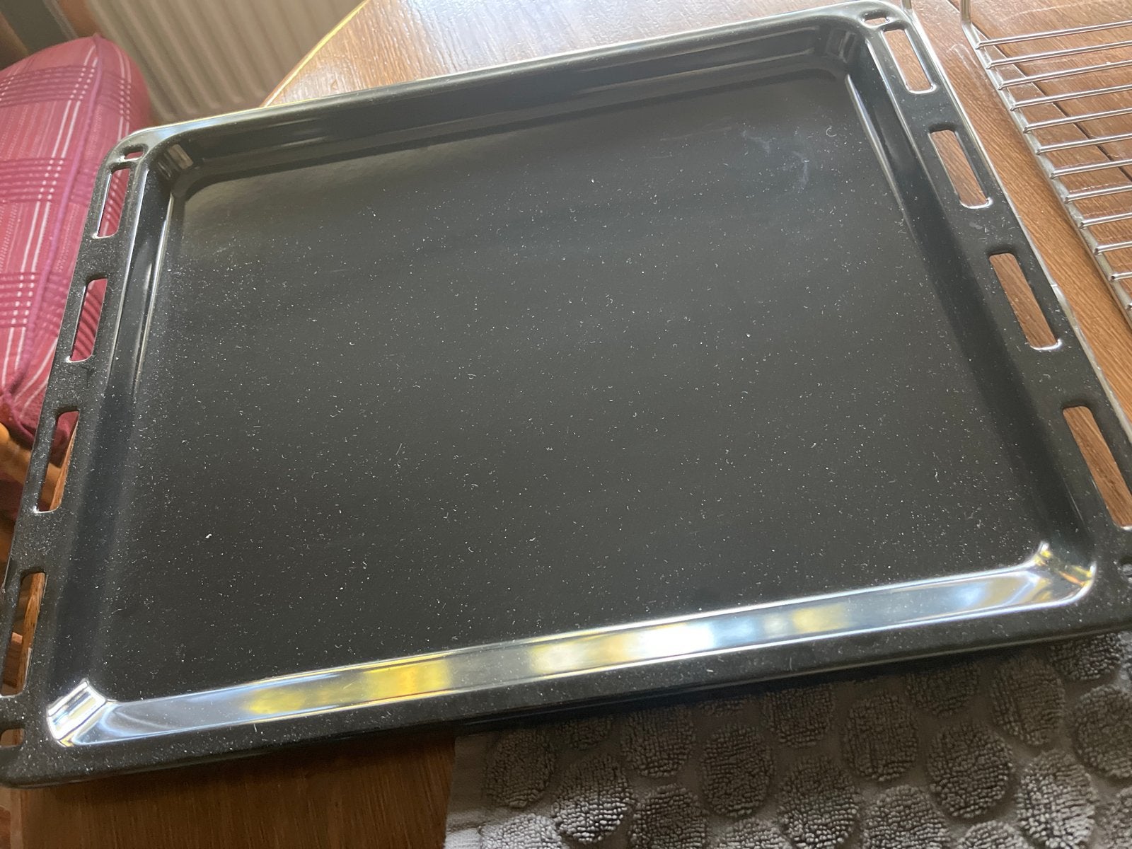 Inventum Grillrooster, Bakplaat Emaille & Plexiglas, Ophalen, Oven, Nieuw, Inbouw