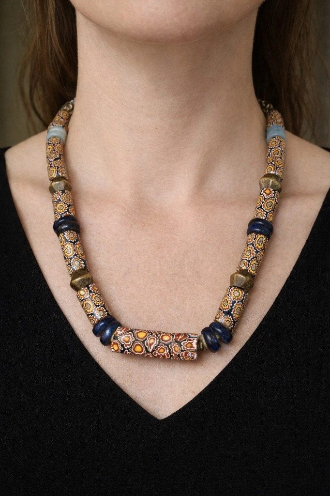 Antieke Venetiaanse millefiori handelsketting 1880–1920, Ophalen of Verzenden