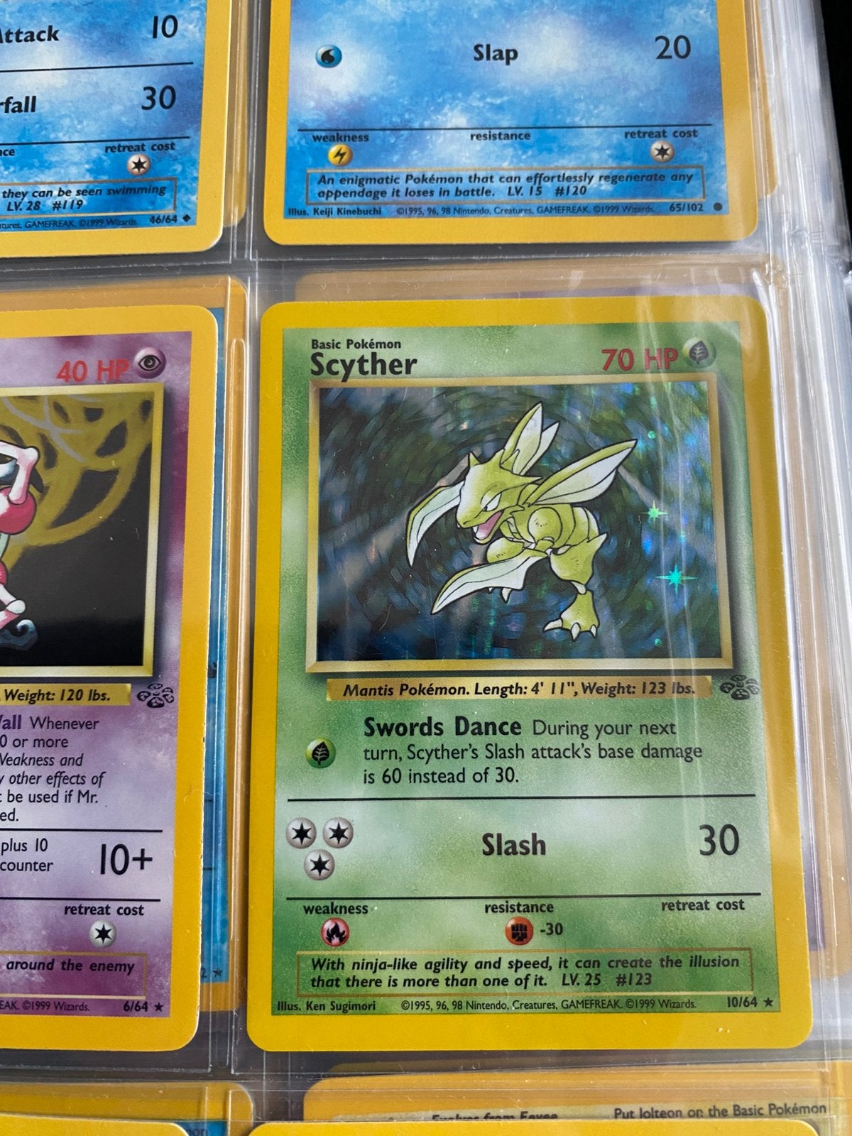 Scyther holo jungle NM, Ophalen of Verzenden, Zo goed als nieuw