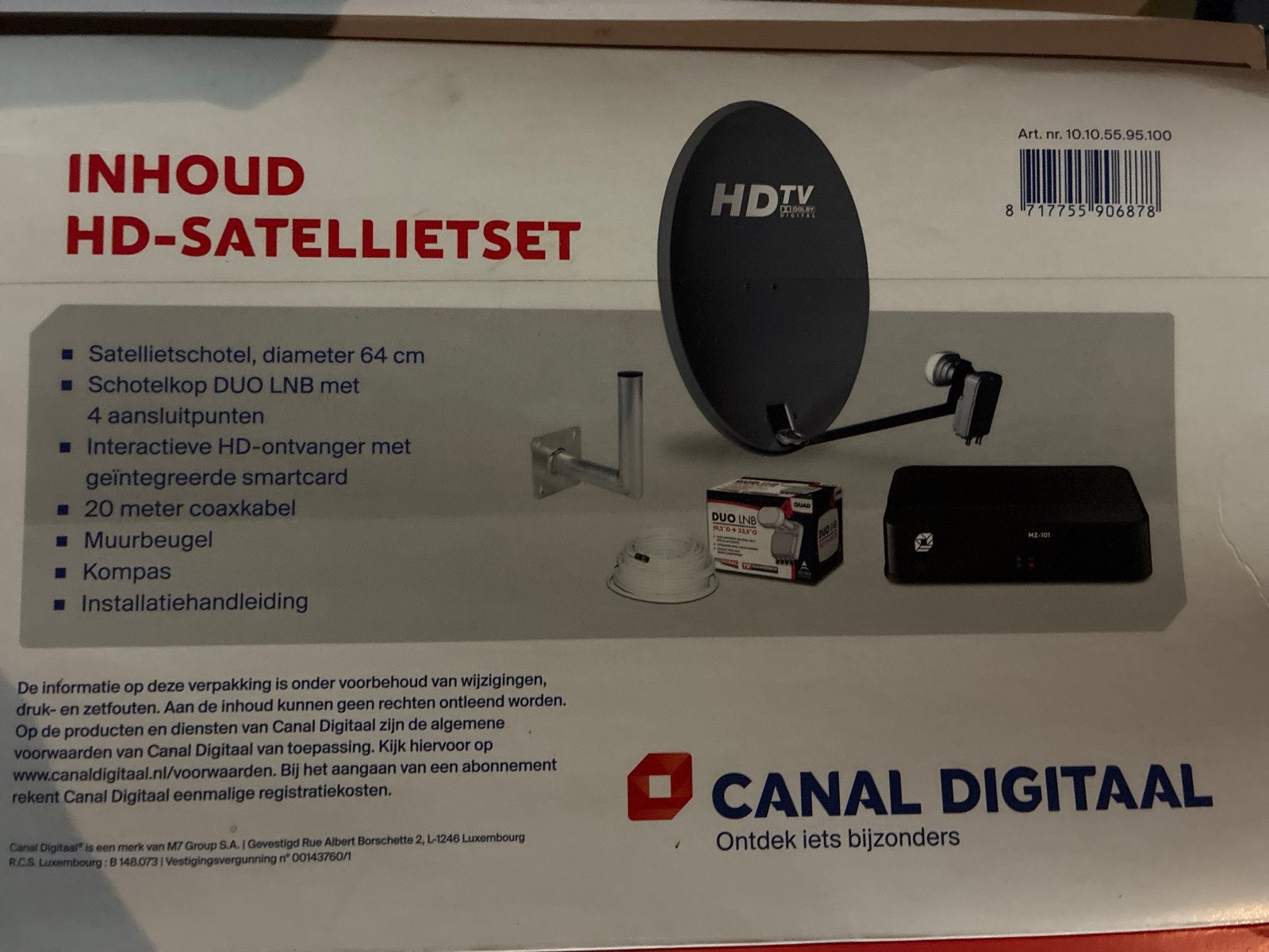 Canal Digitaal HD-Satellietset - Compleet pakket, Ophalen of Verzenden, Nieuw, (Schotel)antenne, Overige merken