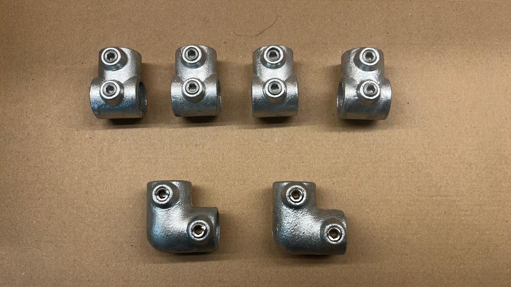 Klemmen voor steigerbuis 22mm, Doe-het-zelf en Verbouw, IJzerwaren en Bevestigingsmiddelen, Ophalen of Verzenden, Nieuw