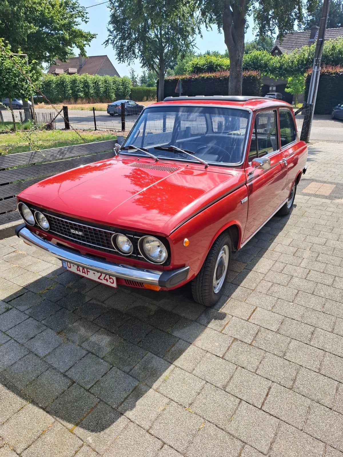 Mooie Daf 66 sl bouwjaar 1974., Automaat, Achterwielaandrijving, Zwart, Daf