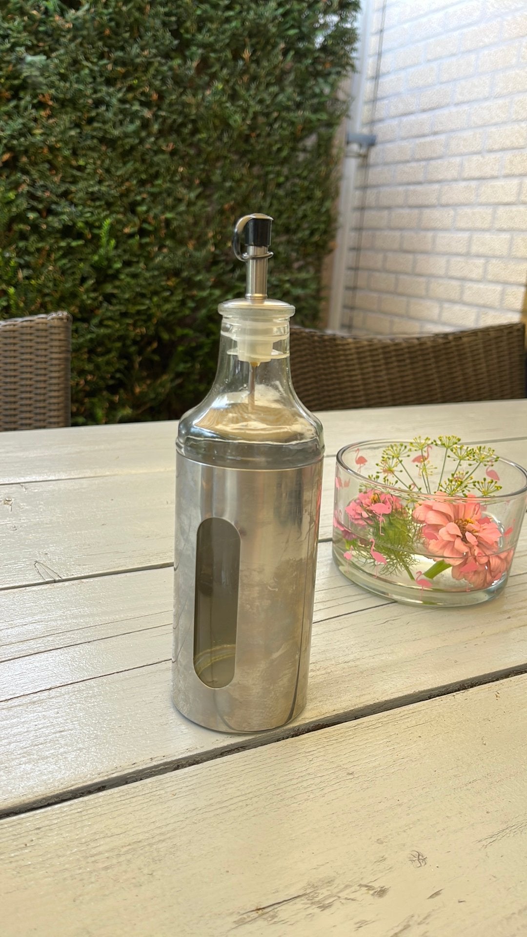 Olijfolie fles, Overige typen, Ophalen of Verzenden, Gebruikt, Glas