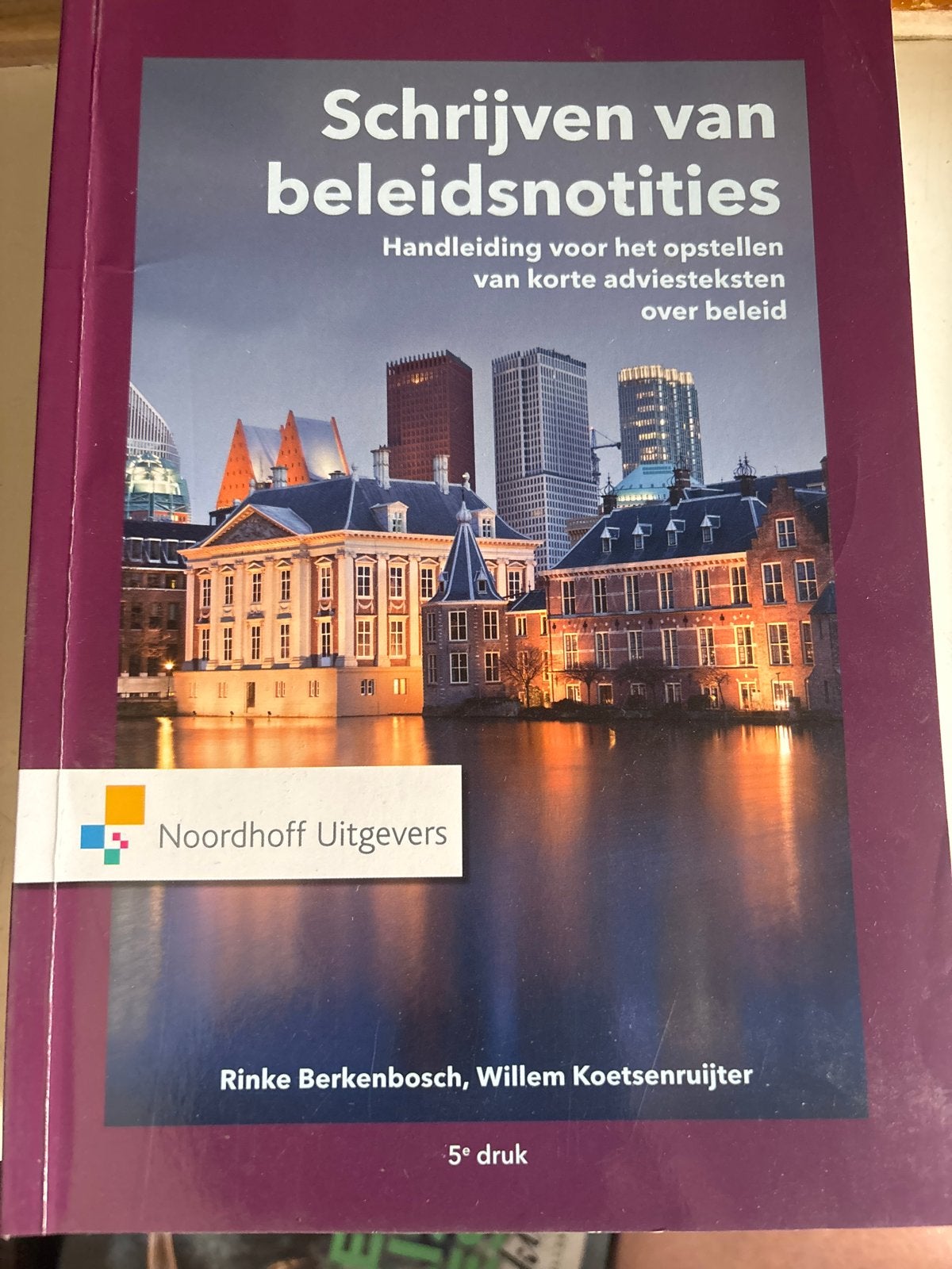 Schrijven van beleidsnotities - Handleiding adviesteksten, Boeken, Ophalen of Verzenden, Gamma, Zo goed als nieuw, HBO