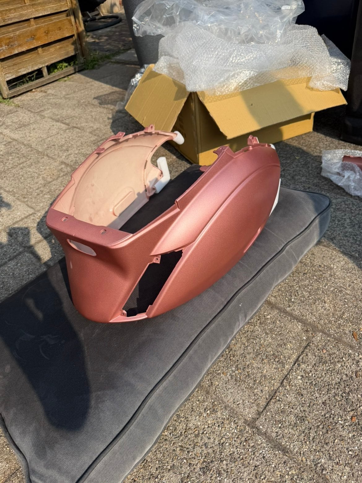 rose goude piaggo zip kappen, Ophalen, Benzine, Zip