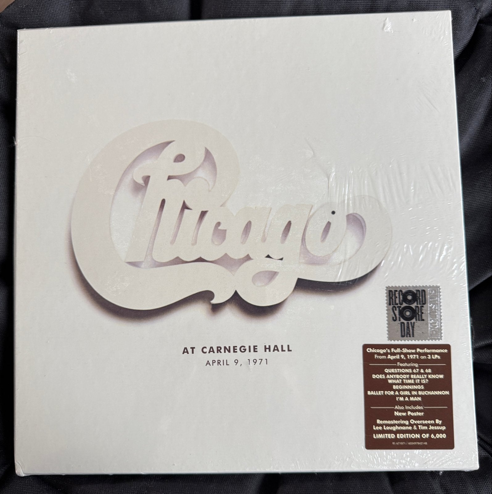 Chicago - At Carnegie Hall April 9, 1971 (RSD Limited Editio, Cd's en Dvd's, Vinyl | Pop, Boxset, Rock, Ophalen of Verzenden, 12 inch