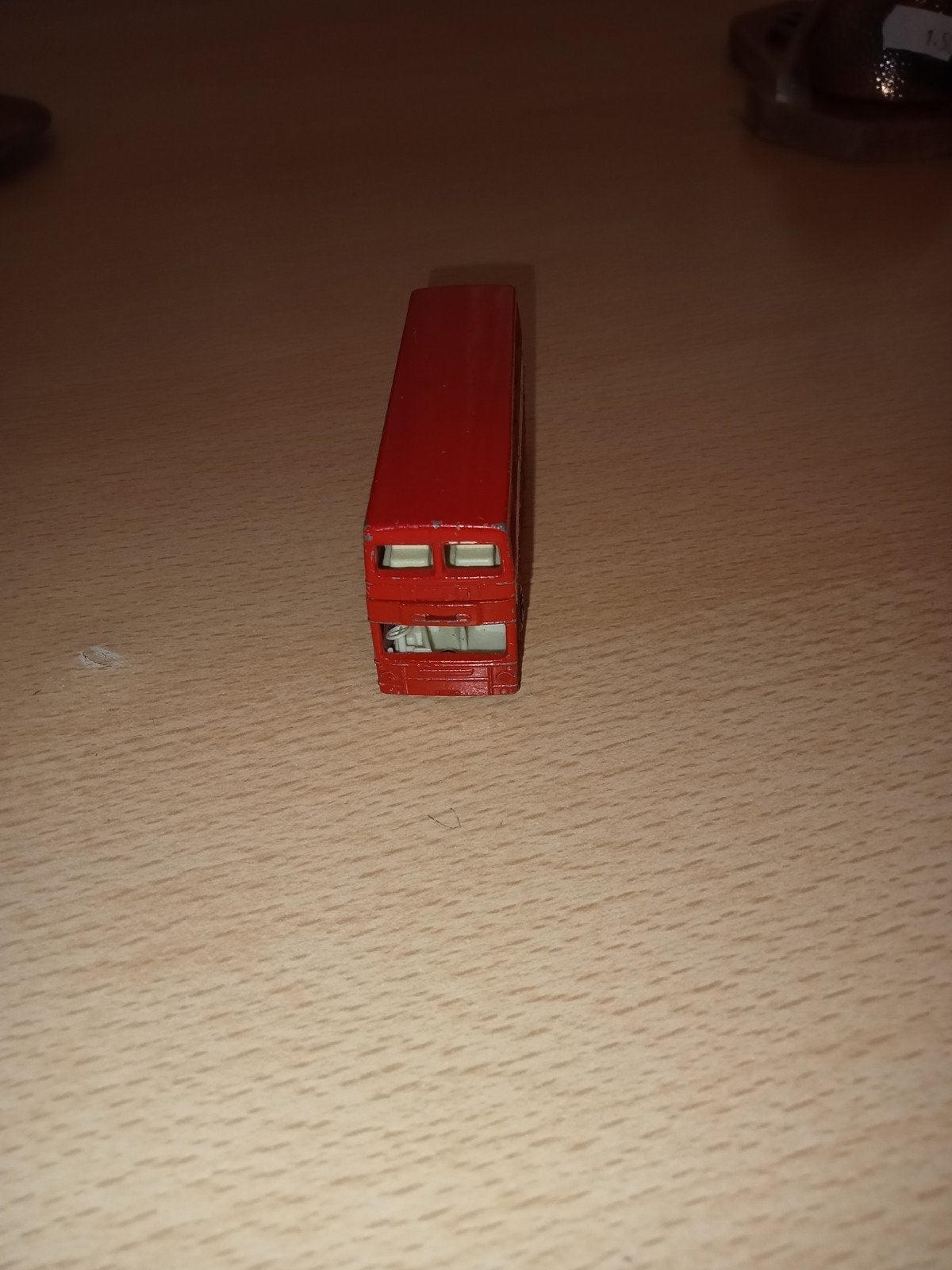 Matchbox Engelse dubbeldekker 7,5 cm lang, Ophalen of Verzenden, Gebruikt, Bus of Vrachtwagen, Matchbox