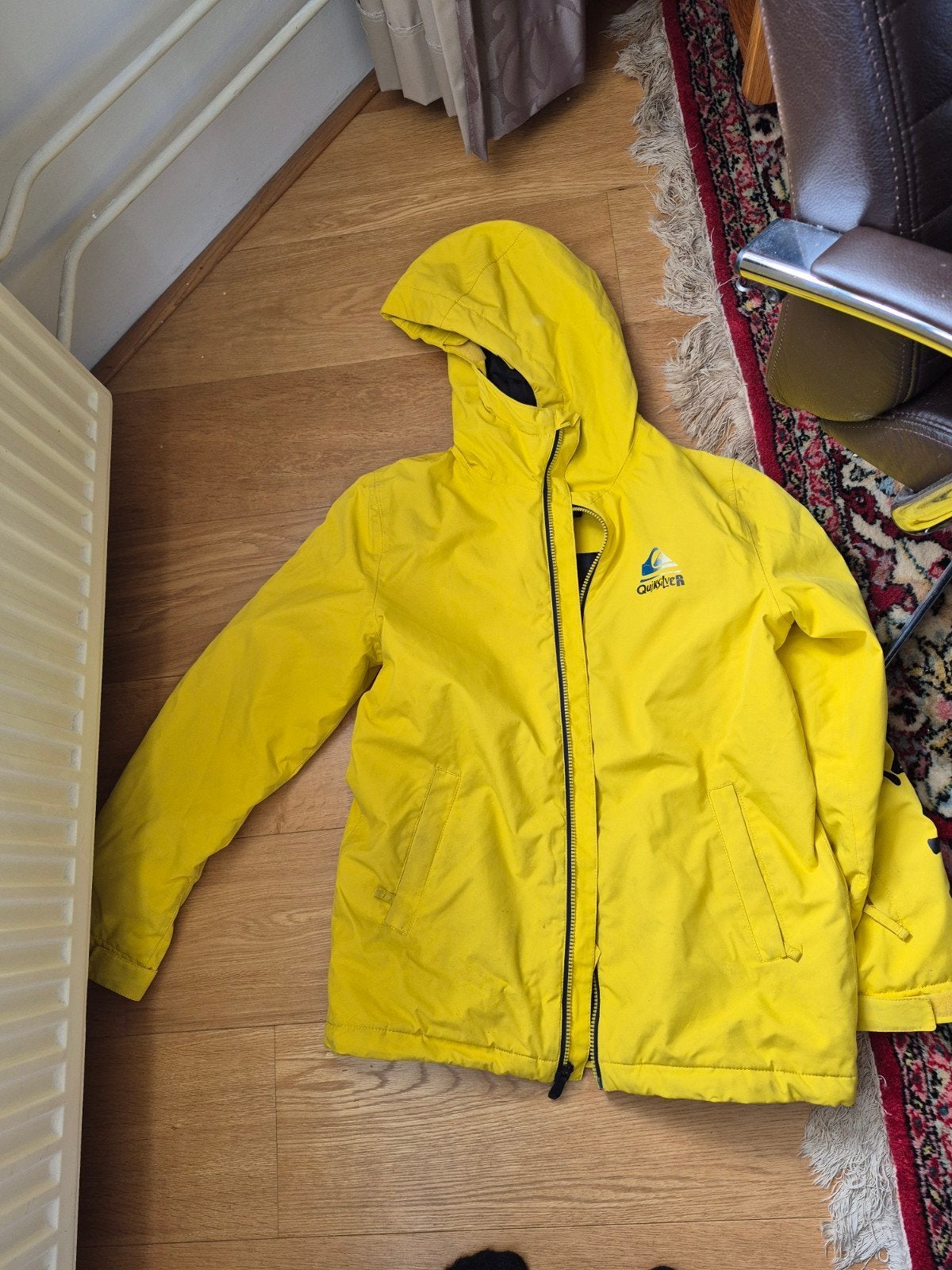 Quiksilver wintersportjas maat 164/170 met sneeuwvanger, Gebruikt, Jongen of Meisje, Ophalen of Verzenden, Quicksilver