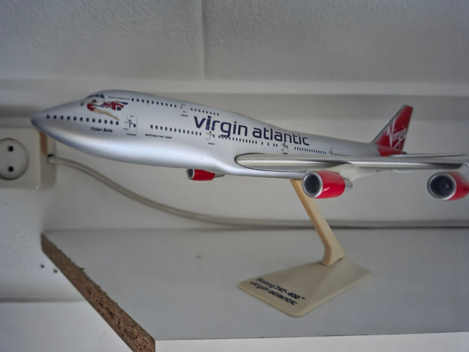 Virgin Atlantic Boeing 747 schaalmodel, Overige merken, Ophalen of Verzenden, Zo goed als nieuw, Groter dan 1:72