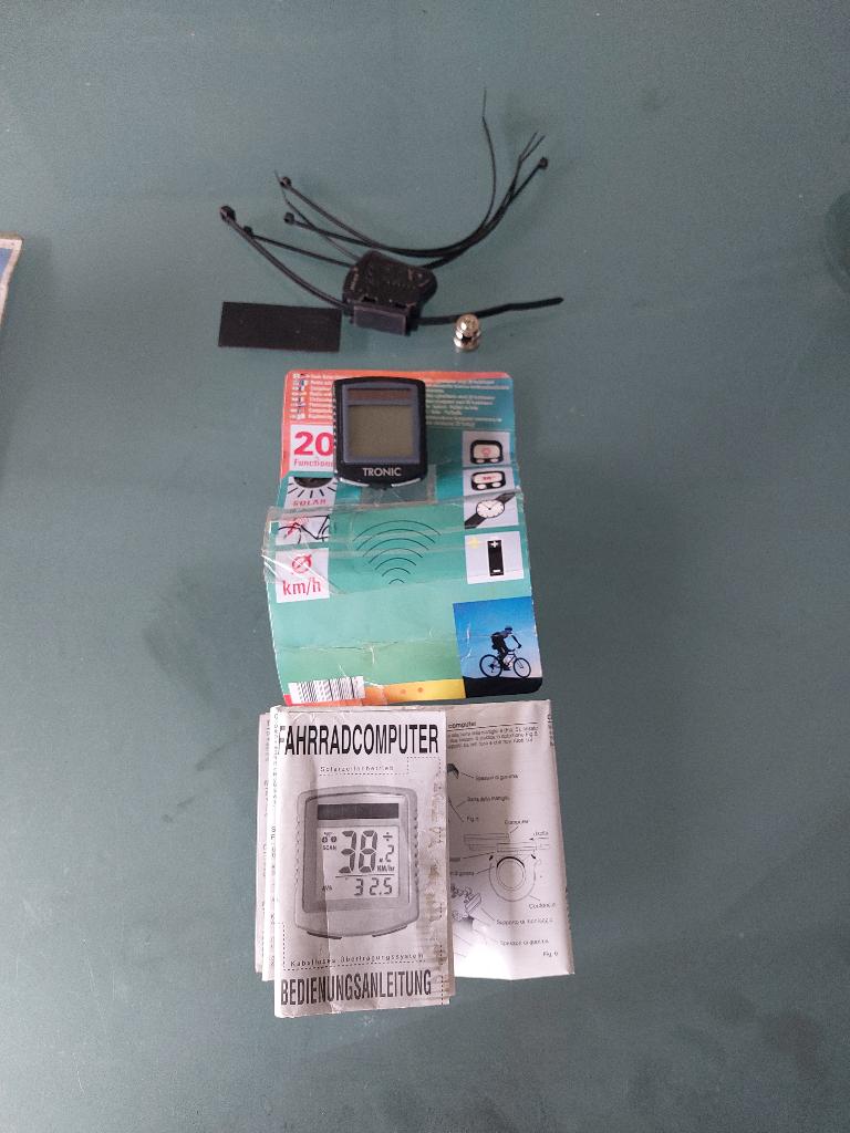 Te koop complete fietscomputer, Ophalen of Verzenden, Draadloos, Zo goed als nieuw