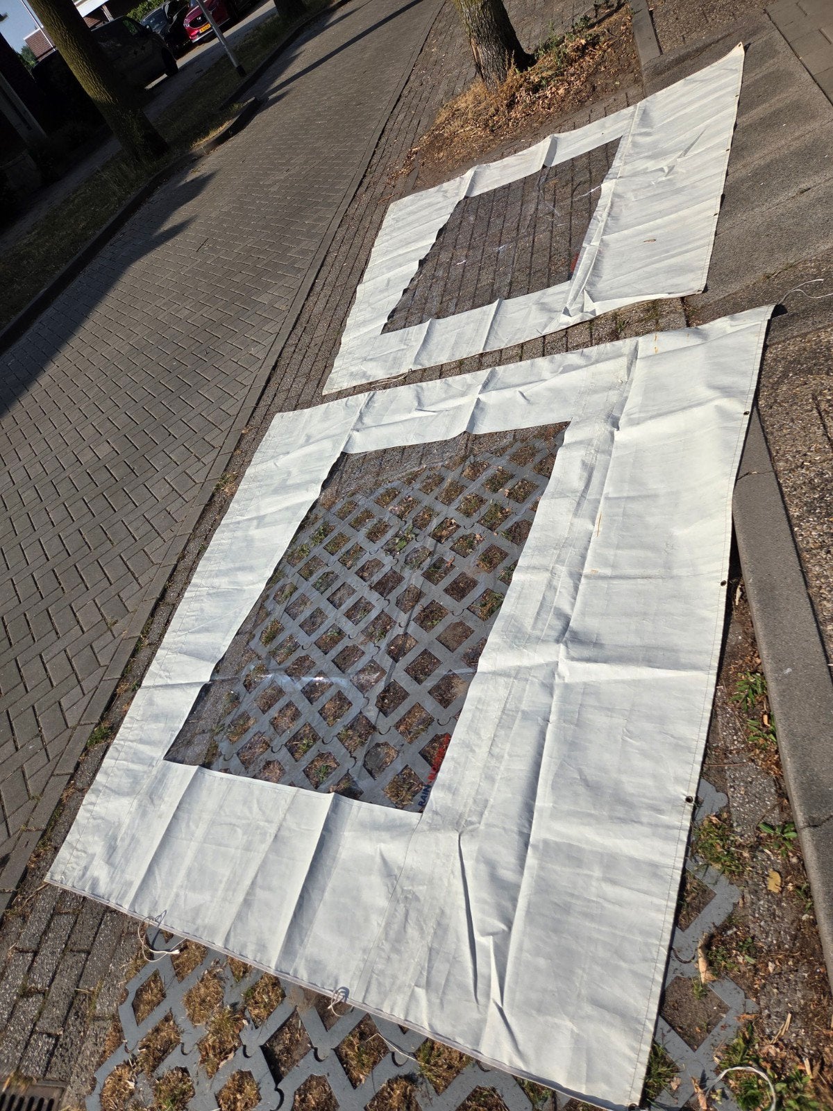 Omnistor Rain Blocker 2 zijwanden 2,75m voor caravan luifel, Ophalen