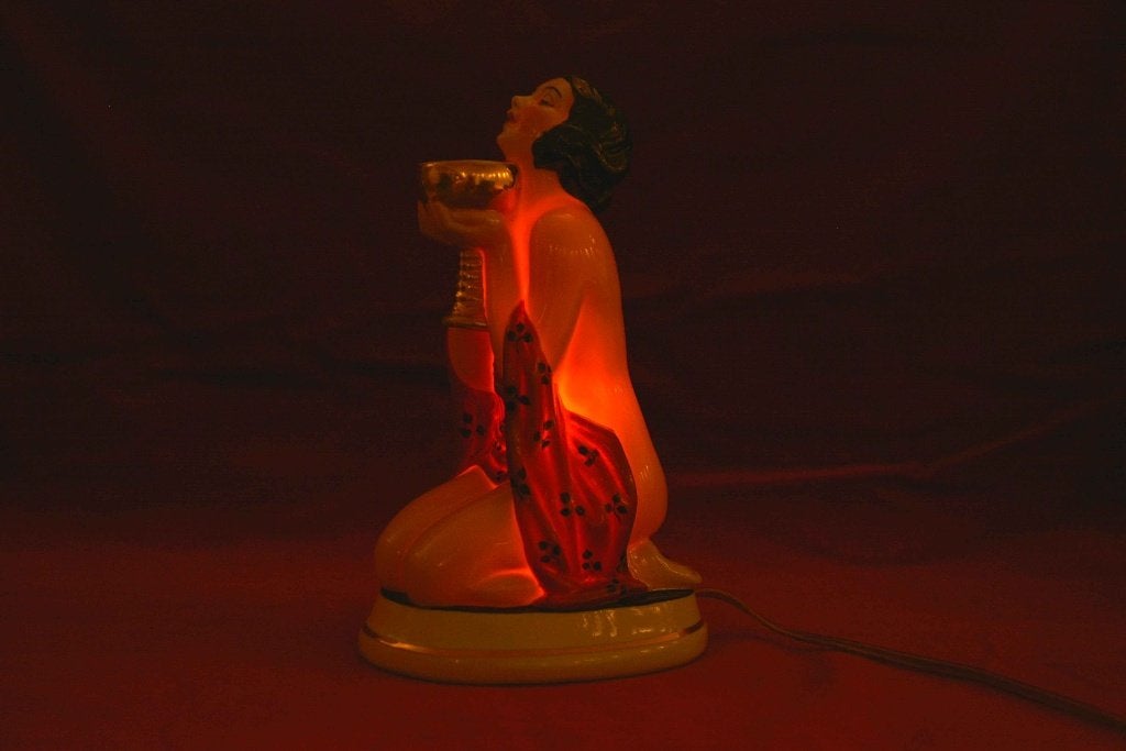 antieke oude geurlamp rookverdrijver porcelein, jaren 1930, Antiek en Kunst, Antiek | Speelgoed, Verzenden