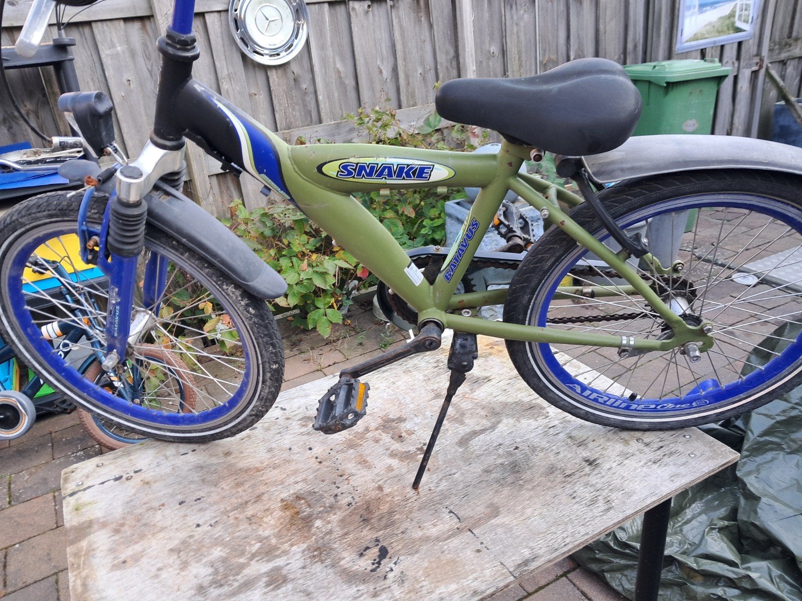 Batavus Snake kinderfietsje, Fietsen en Brommers, Ophalen, Gebruikt, Batavus, Terugtraprem