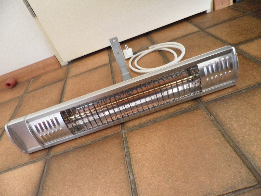 Terrasverwarmer in zeer goede staat, Ophalen of Verzenden, Zo goed als nieuw, Elektrisch, Draaibaar