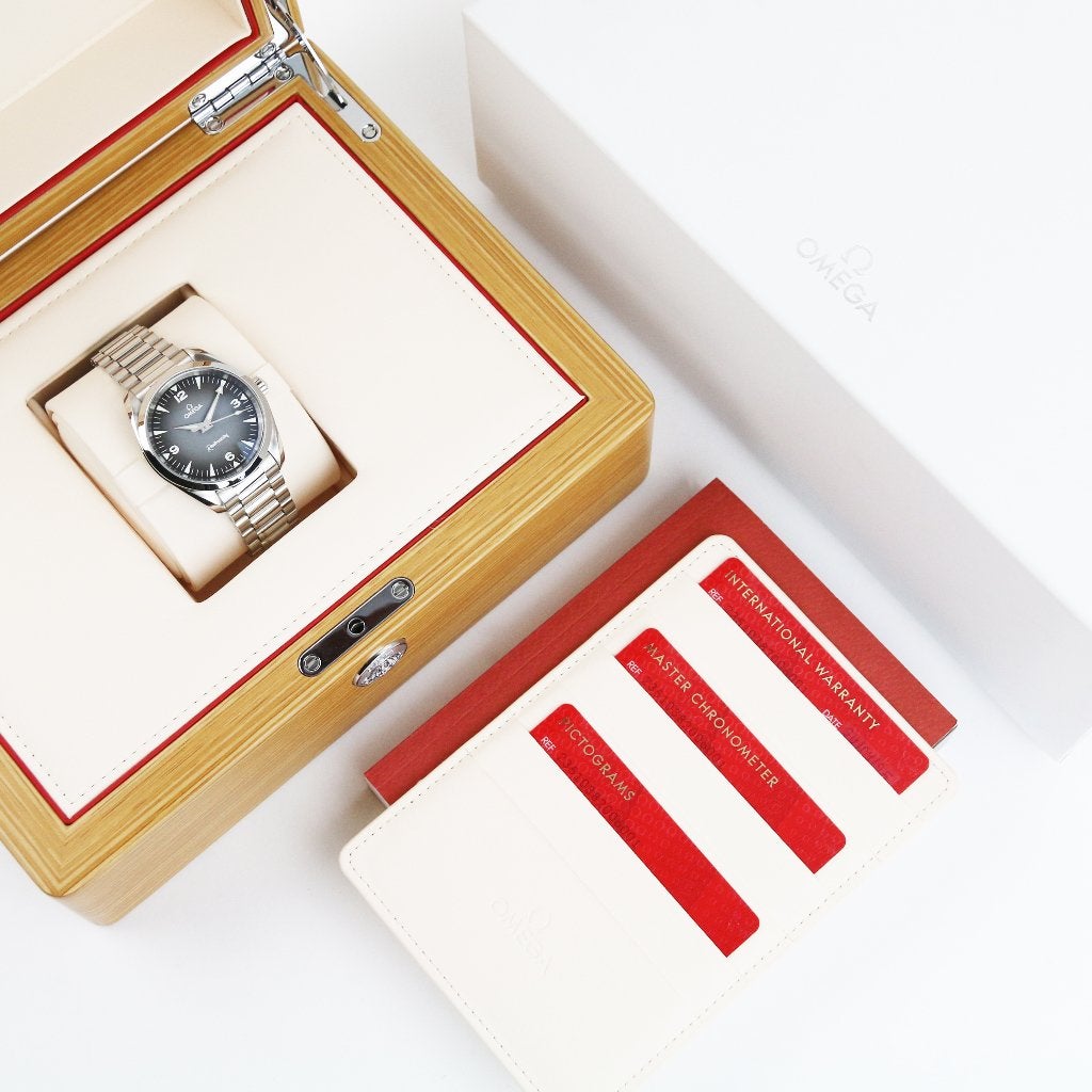 Omega Seamaster Railmaster 38 (Goed/ 2025), Staal, Gebruikt, Staal, Polshorloge