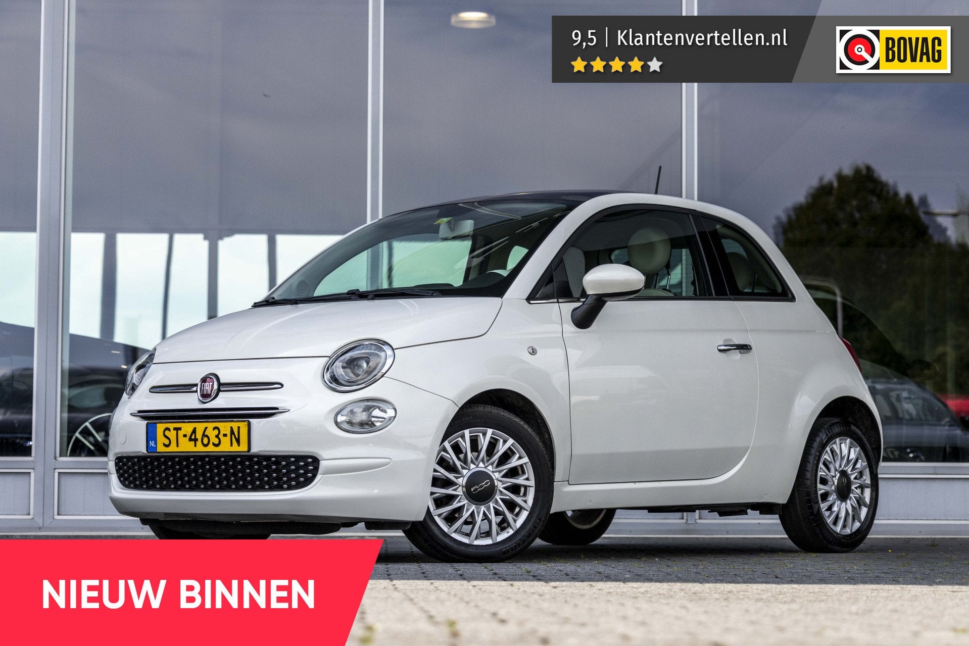 Fiat 500 0.9 TwinAir Turbo Lounge | Carplay | NL Auto, Automaat, Auto Christiaan BV, Kanaalweg 11
8356VS  BLOKZIJL, NL, 875 cc