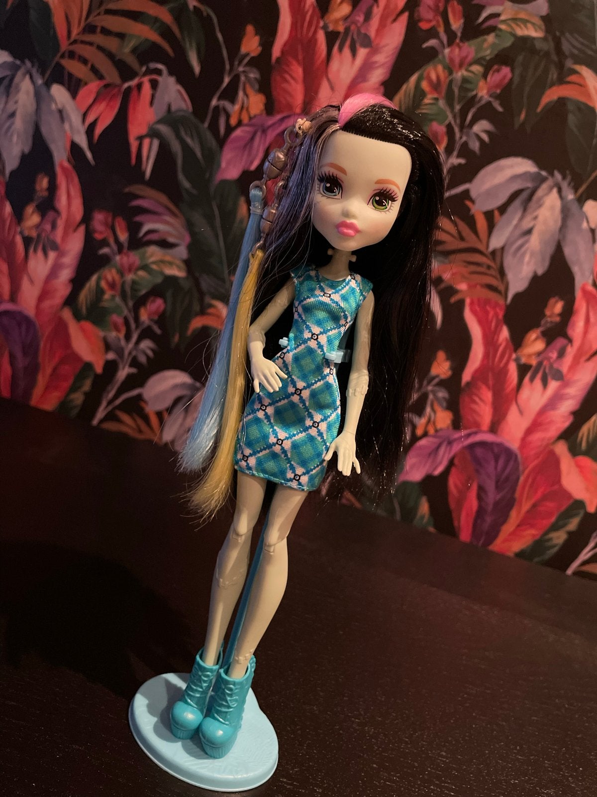 Monster High Frankie Stein Voltageous Hair, Ophalen of Verzenden, Zo goed als nieuw, Fashion Doll