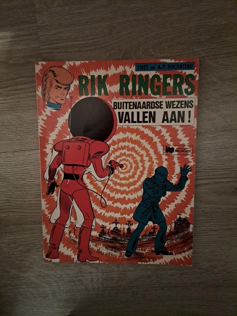 Rik Ringers Buitenaardse wezens vallen aan! Vintage strip, Eén stripboek, Ophalen of Verzenden, Gelezen, Tibet en A.P. Duchâteau