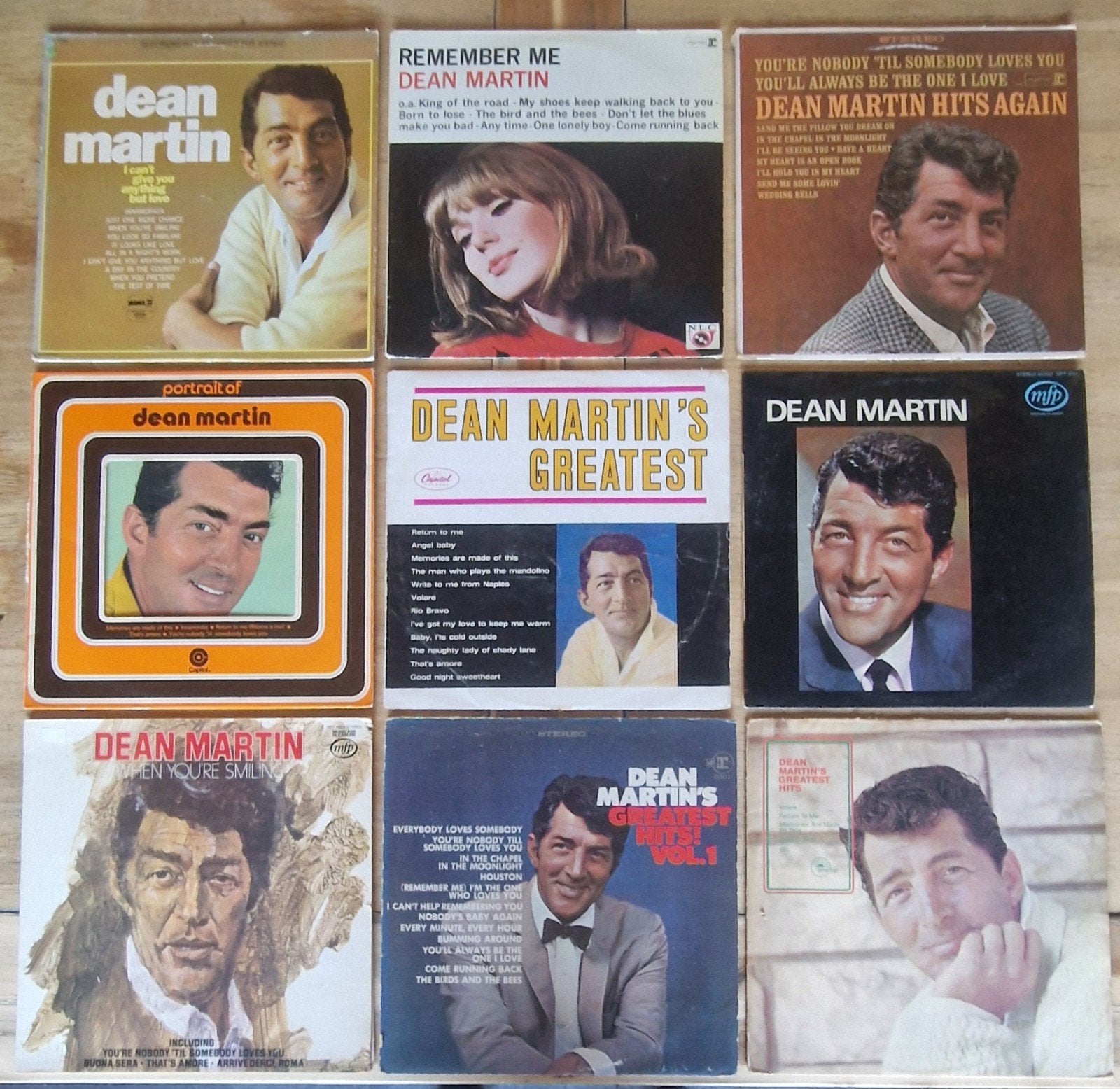Mooie verzameling LP's / Vinyl - Dean Martin 9 albums, Ophalen of Verzenden, Gebruikt, 12 inch, LP