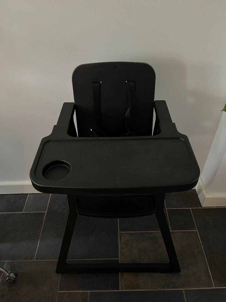 kinderstoel zwart, Kinderen en Baby's, Kinderstoelen, Ophalen, Zo goed als nieuw, Overige typen, Gordel(s)