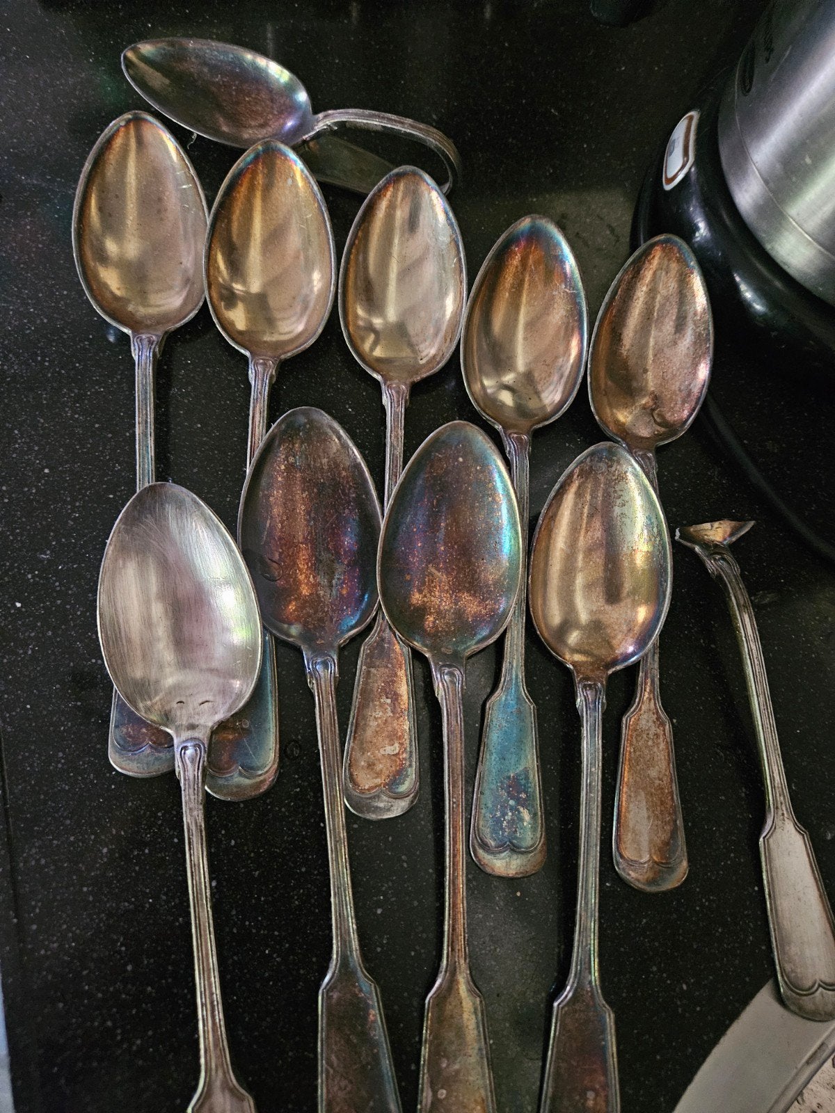 Vintage Pheria Argentin Verzilverde Lepel, Ophalen of Verzenden