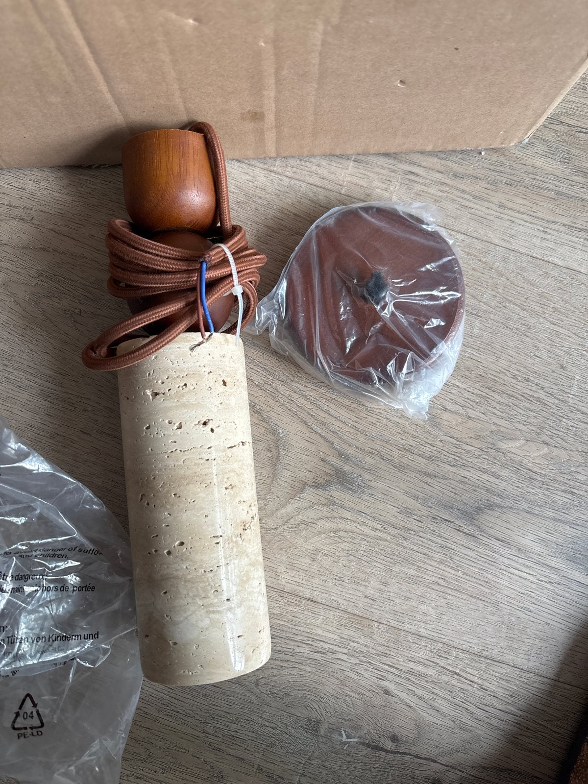 Hanglamp Loft 31 - Nieuw in doos, GU10, Nieuw, Ophalen of Verzenden, Hout