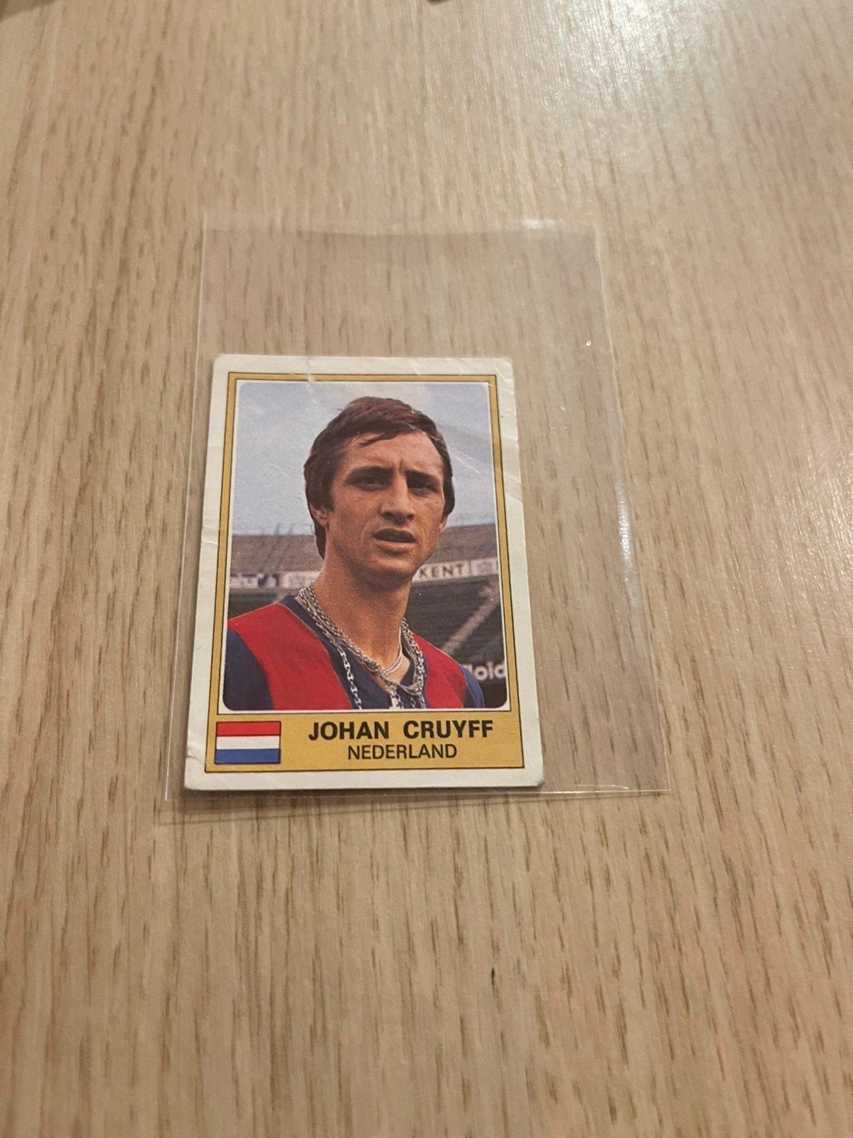 Johan Cruyff #193 Panini Euro Football  - 1976 FC Barcelona, Ophalen of Verzenden, Zo goed als nieuw, Sticker