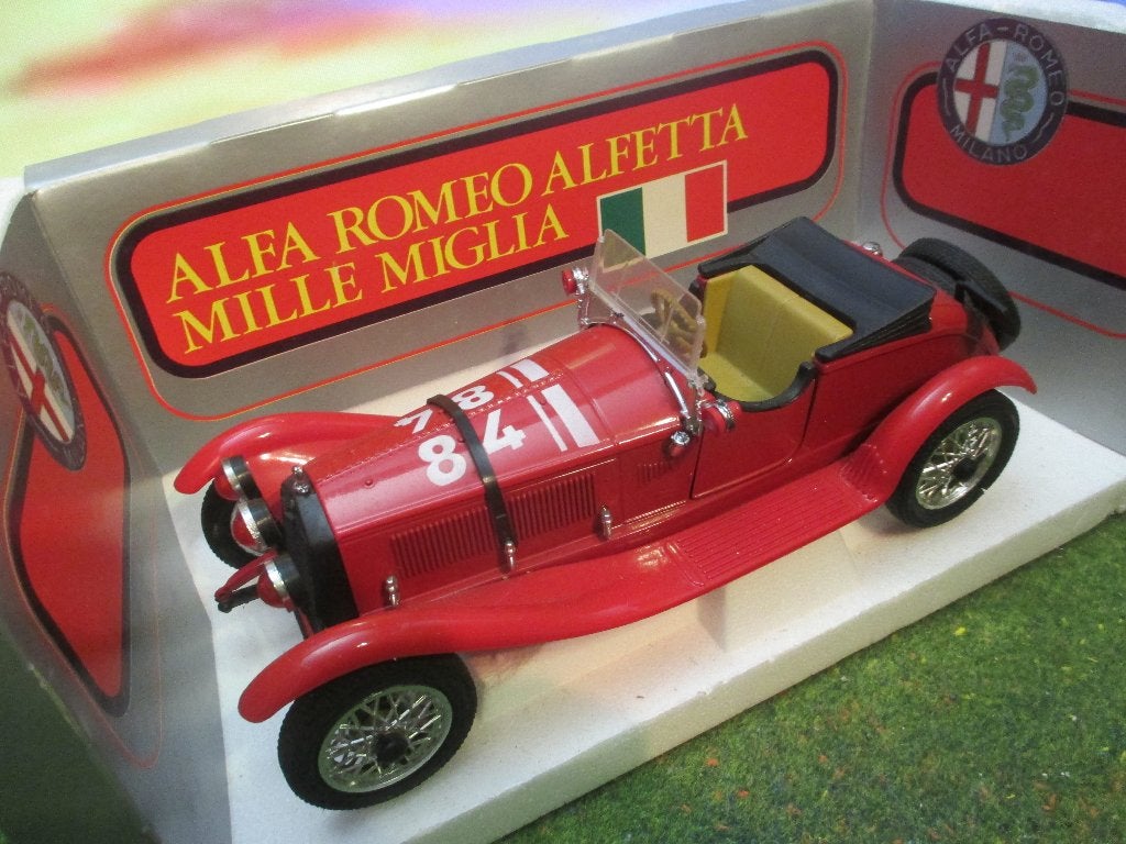 1/16 1930 Alfa Romeo 1750 Alfetta 6C Mille Miglia - Polistil, Ophalen of Verzenden, Zo goed als nieuw, Auto, Overige merken