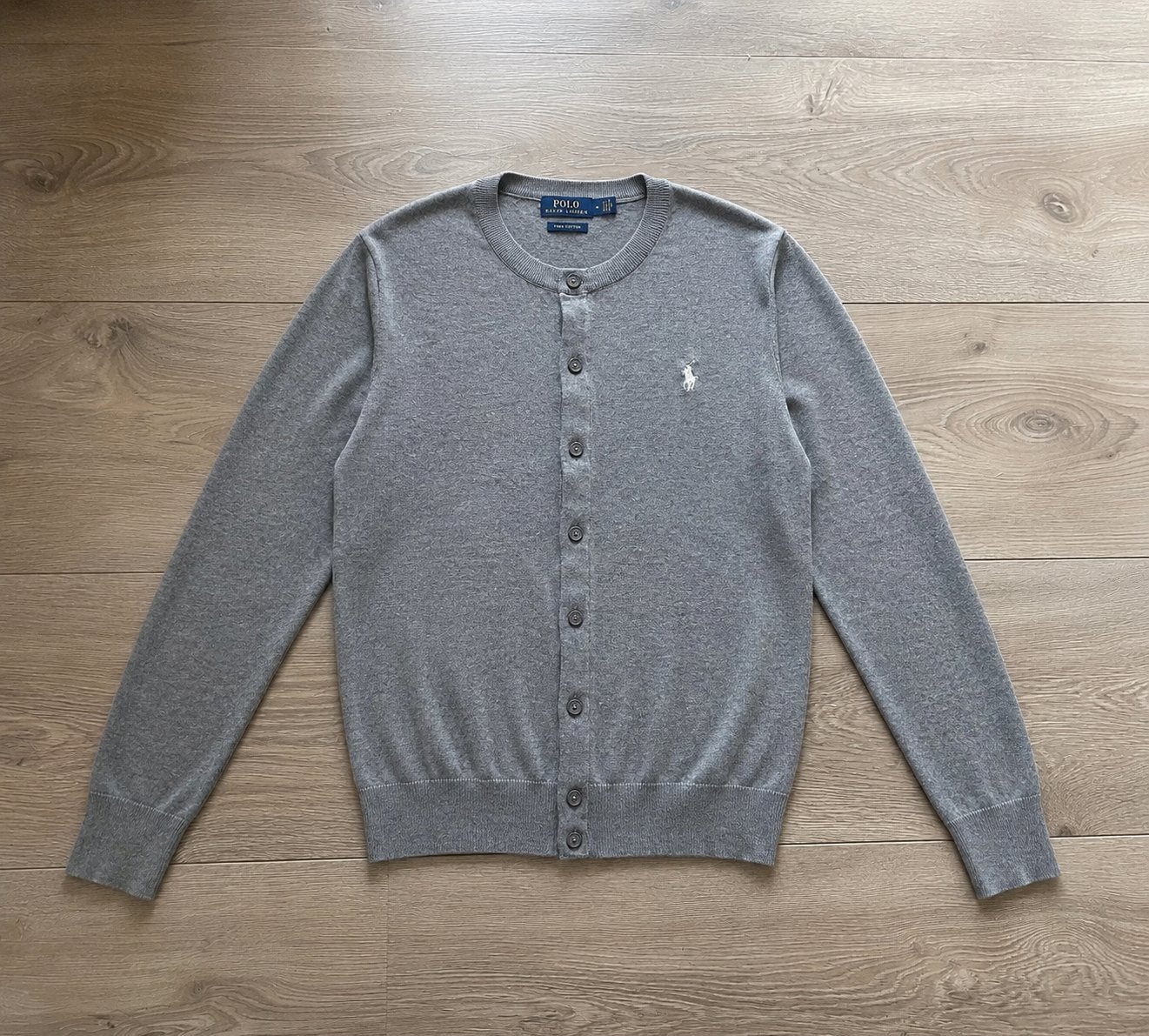 Polo Ralph Lauren grijs vest maat M, Kleding | Dames, Ophalen of Verzenden, Gedragen, Maat 38/40 (M), Grijs