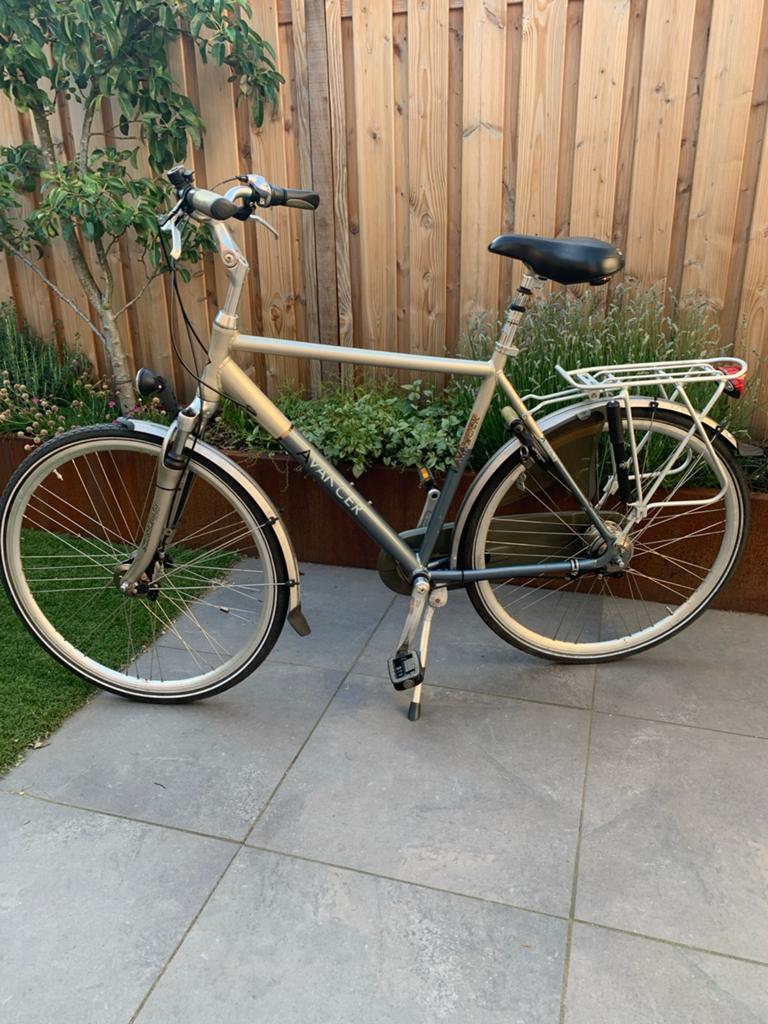 Avancer Trend City herenfiets, Fietsen en Brommers, Fietsen | Heren | Herenfietsen, Gebruikt, Velgrem, Versnellingen, 57 tot 61 cm