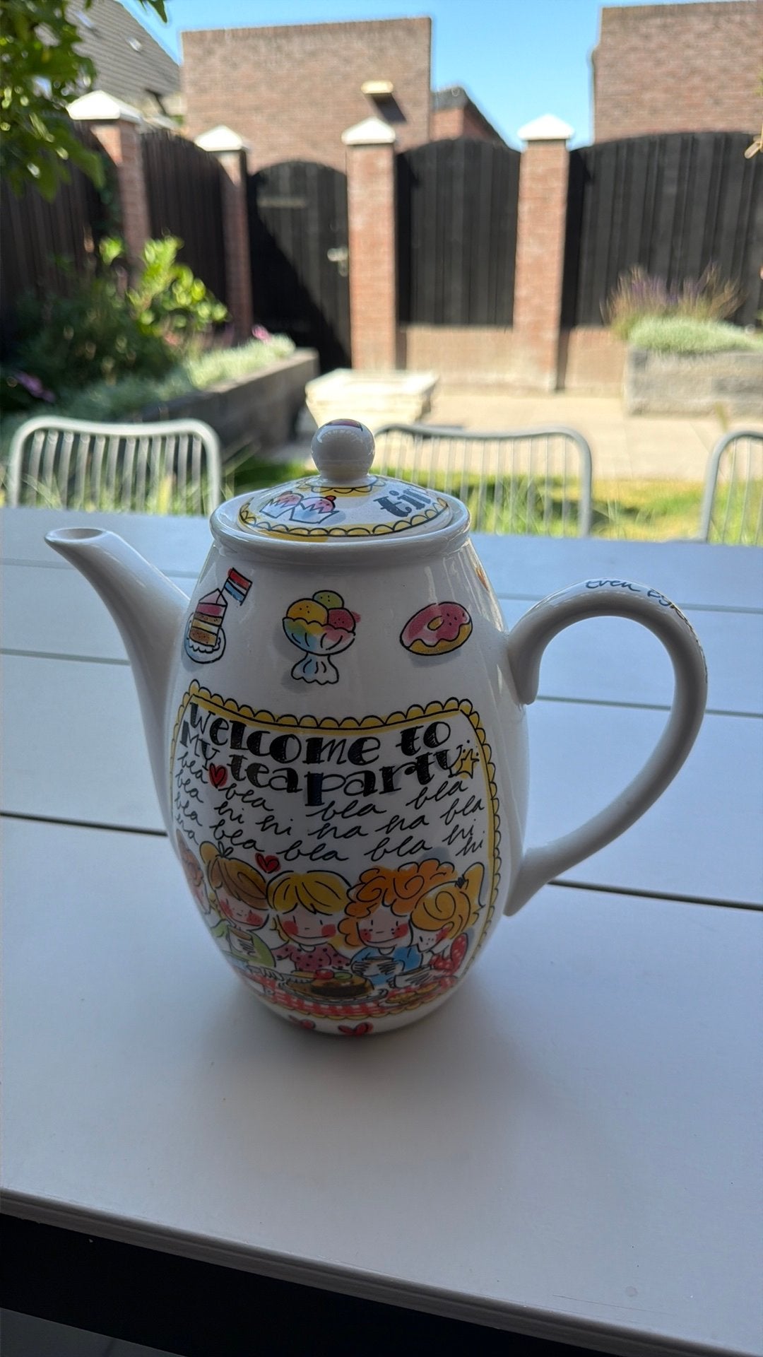Theepot blond amsterdam, Ophalen, Gebruikt, Aardewerk, Overige typen