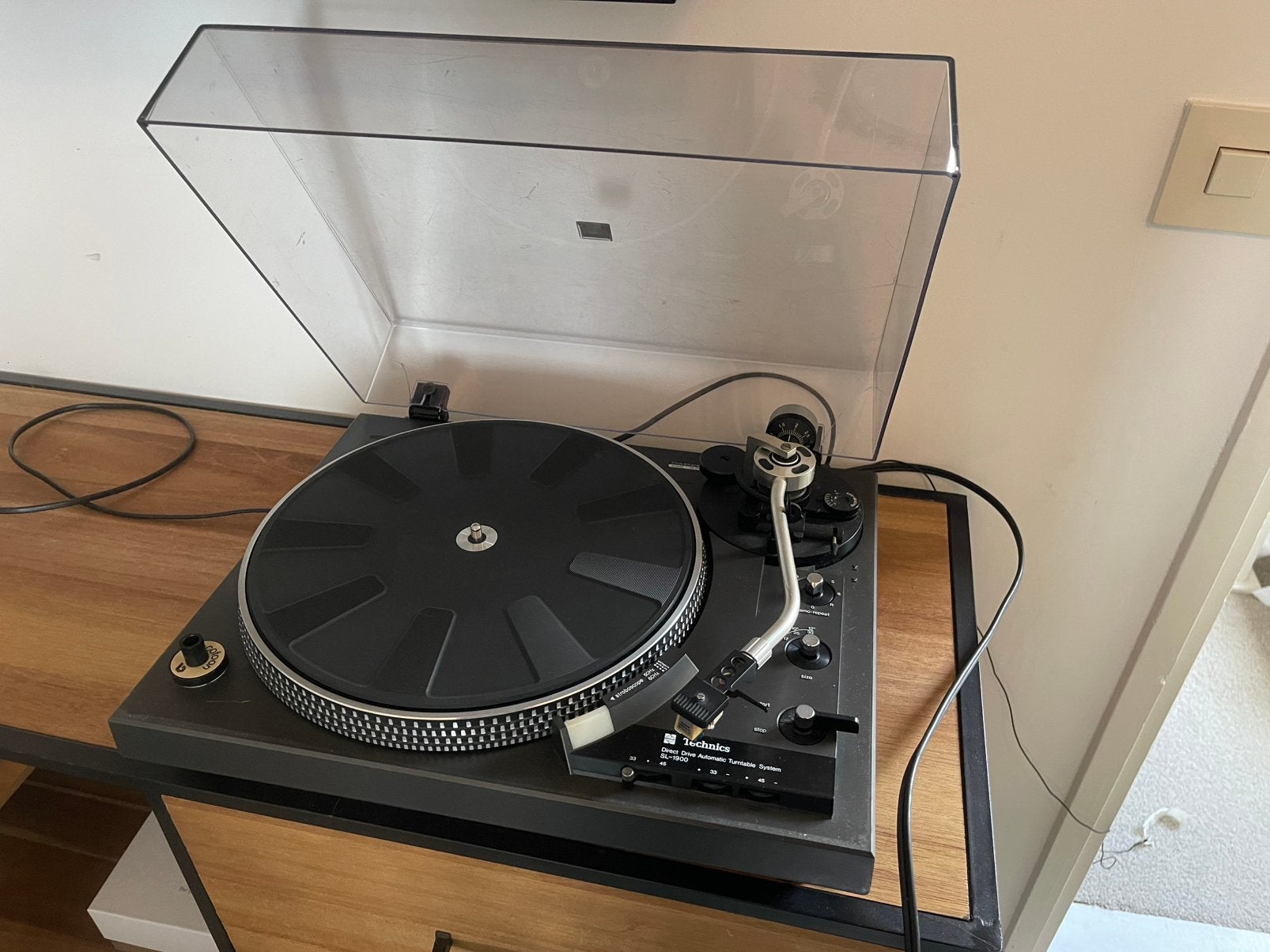 Technics SL-1900 platenspeler, Ophalen, Gebruikt, Automatisch, Platenspeler