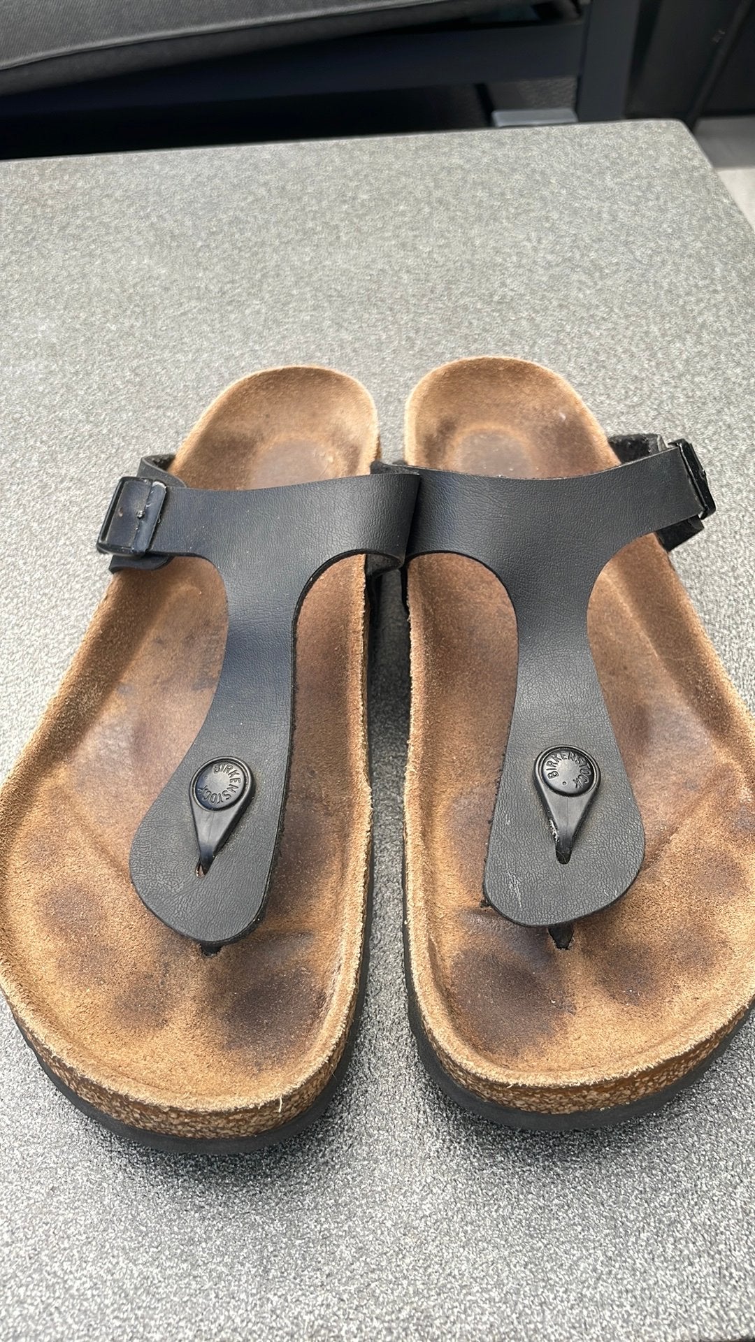 Birkenstock 39, Ophalen of Verzenden, Gedragen, Zwart