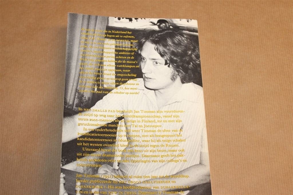 Het Smalle Pad — Jan Timman, Weg naar het WK Schaken 1988, Ophalen of Verzenden, Gelezen, Overige onderwerpen