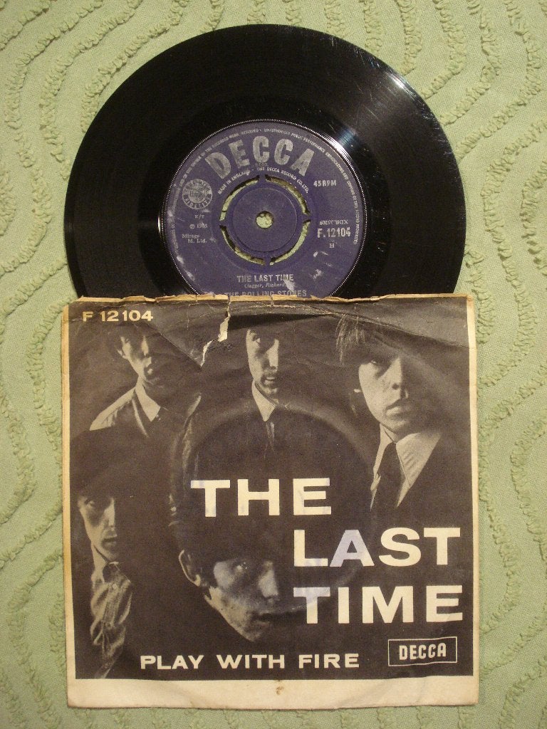 Rolling Stones 7" Vinyl Single: The last time (Denemarken), Ophalen of Verzenden, Gebruikt, Rock en Metal