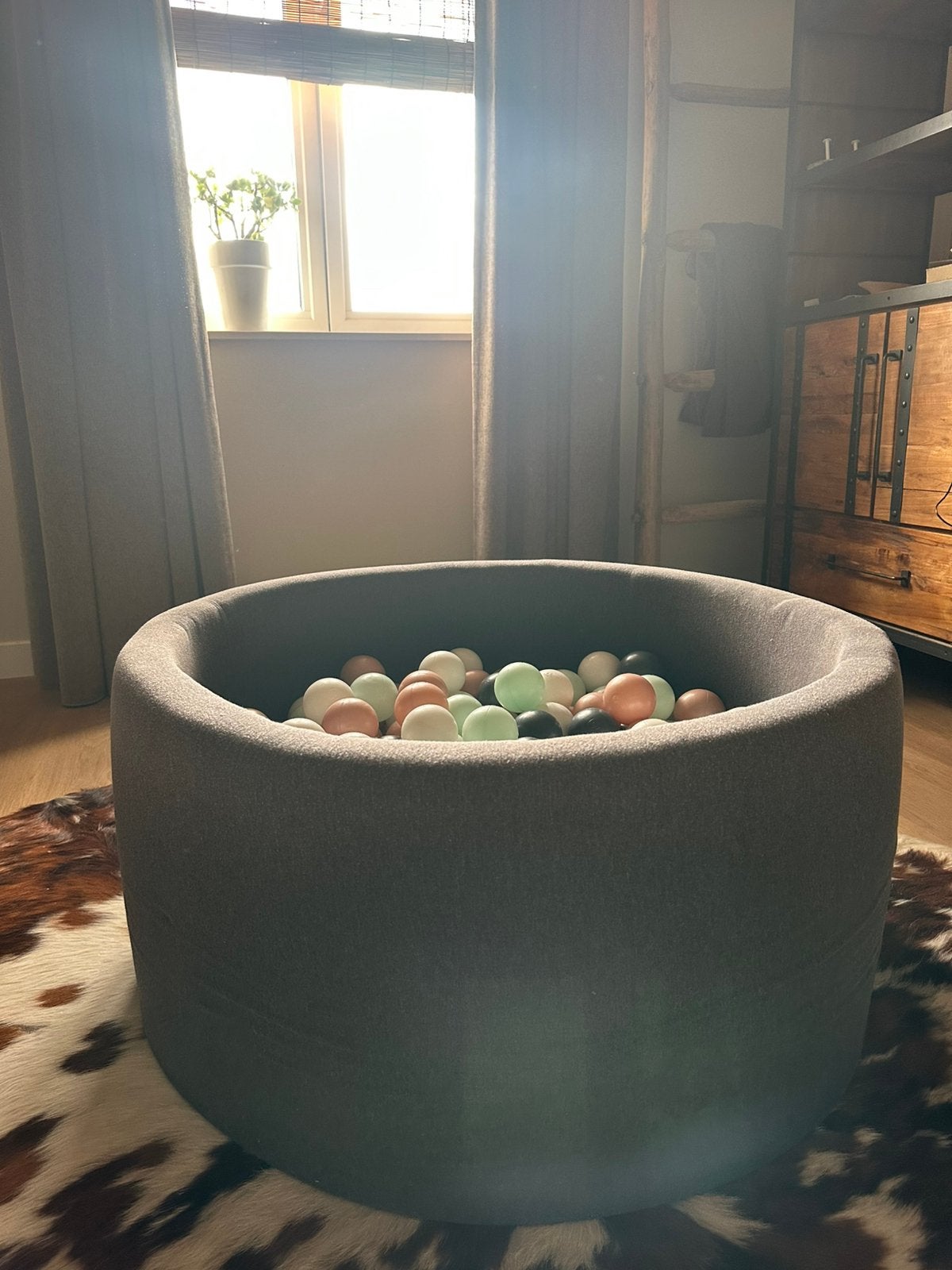 Mimii Grijze ballenbak met 300 ballen, Ophalen, Gebruikt
