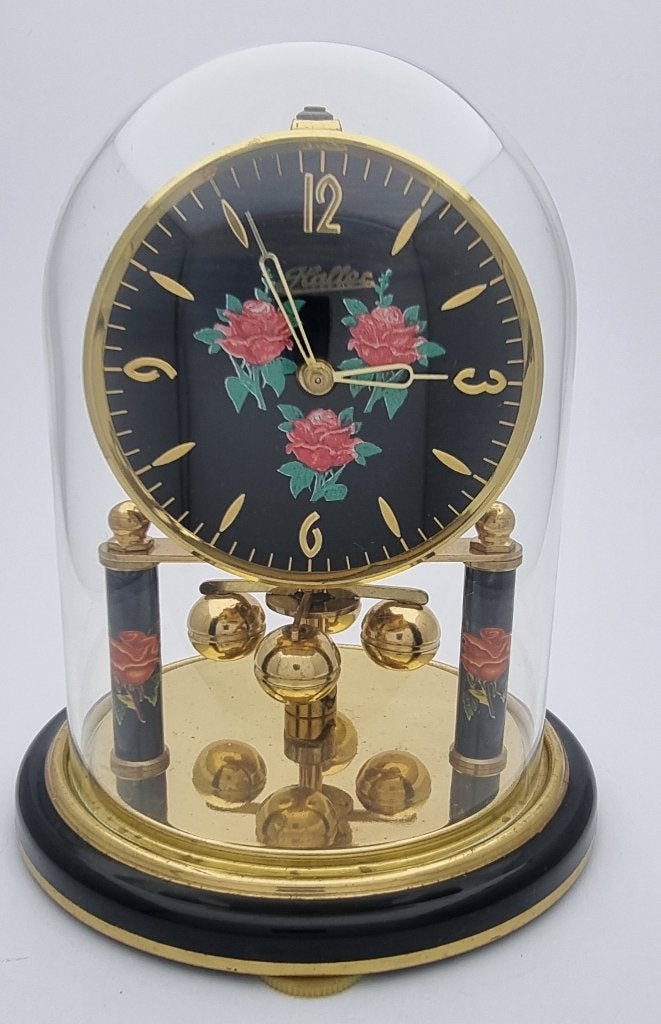 Haller vintage stolpklokje messing en mechanisch. Nieuw NOS, Ophalen