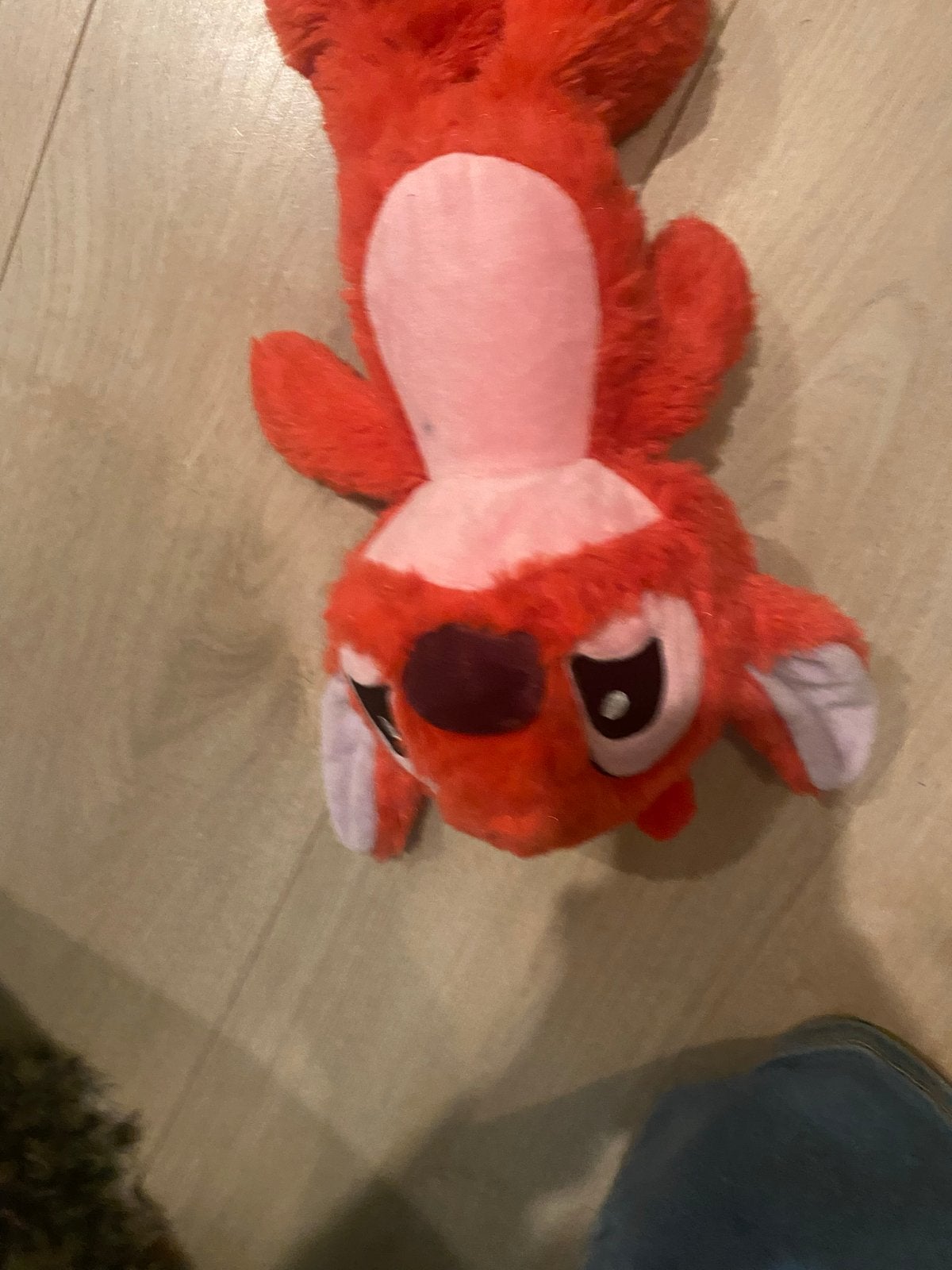 Rode Stitch knuffel - Disney Lilo & Stitch, Gebruikt, Disney, Overige typen, Ophalen of Verzenden