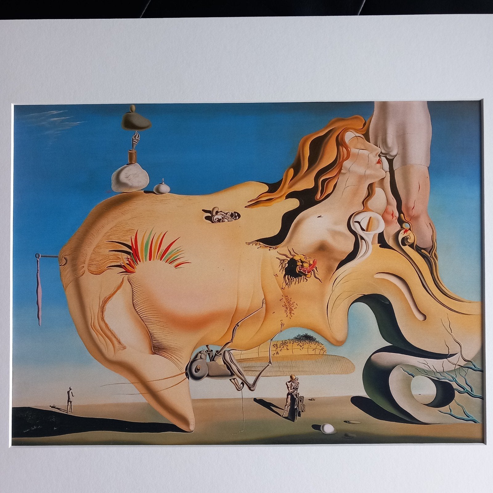 Salvador Dalí kunstdruk “The Great Masturbator” 70x50 cm, Ophalen