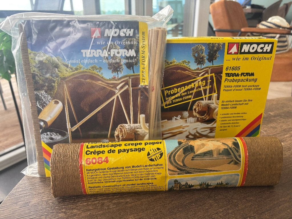 Vintage NOCH Terra-Form modelbouwset – nieuw & ongebruikt, Overige merken, Natuur, Gelijkstroom of Wisselstroom, Nieuw