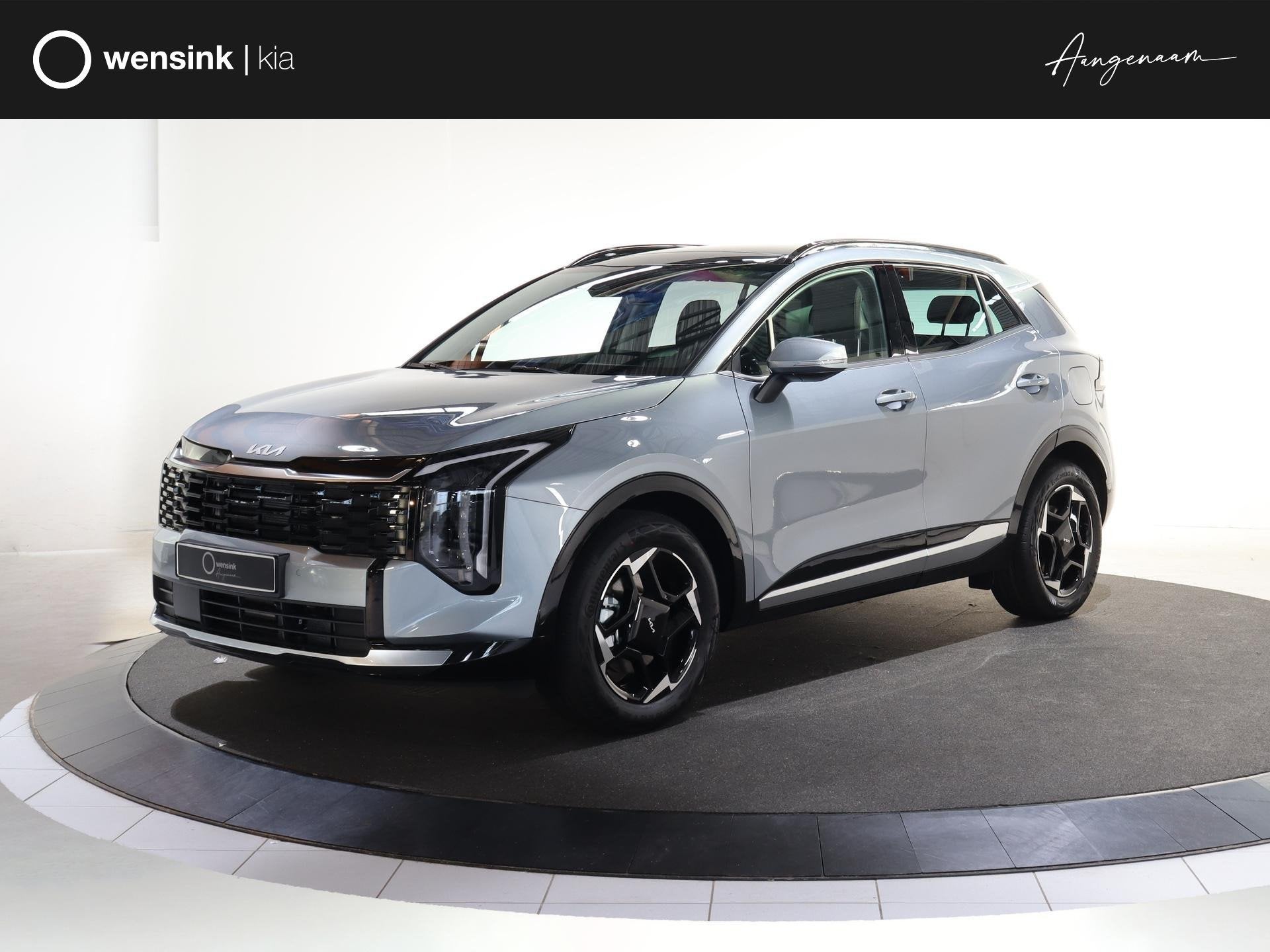 Kia Sportage 1.6 T-GDi Hybrid DynamicPlusLine | Panoramadak, Auto's, 4 cilinders, Leder en Stof, SUV of Terreinwagen, 239 pk