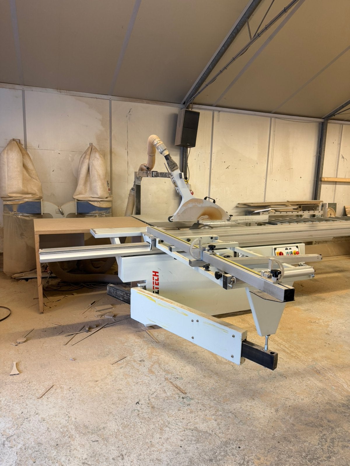 Formaatzaag zaag Holztech S 320, Ophalen, Gebruikt