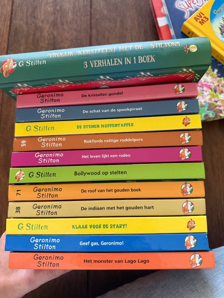 Geronimo Stilton boeken, Boeken, Kinderboeken | Jeugd | onder 10 jaar, Ophalen of Verzenden, Zo goed als nieuw, Geronimo Stilton