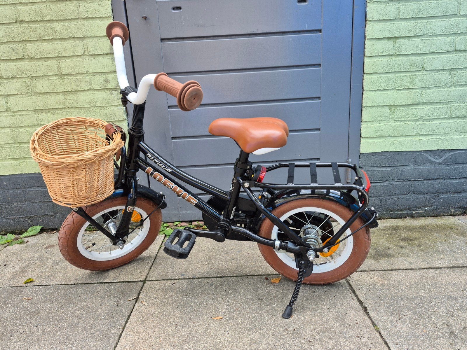 Stoere Loekie Pick-up Meidenfiets 12,5 inch - Goede Staat, Fietsen en Brommers, Fietsen | Kinderfietsjes, Ophalen, Gebruikt, Minder dan 16 inch