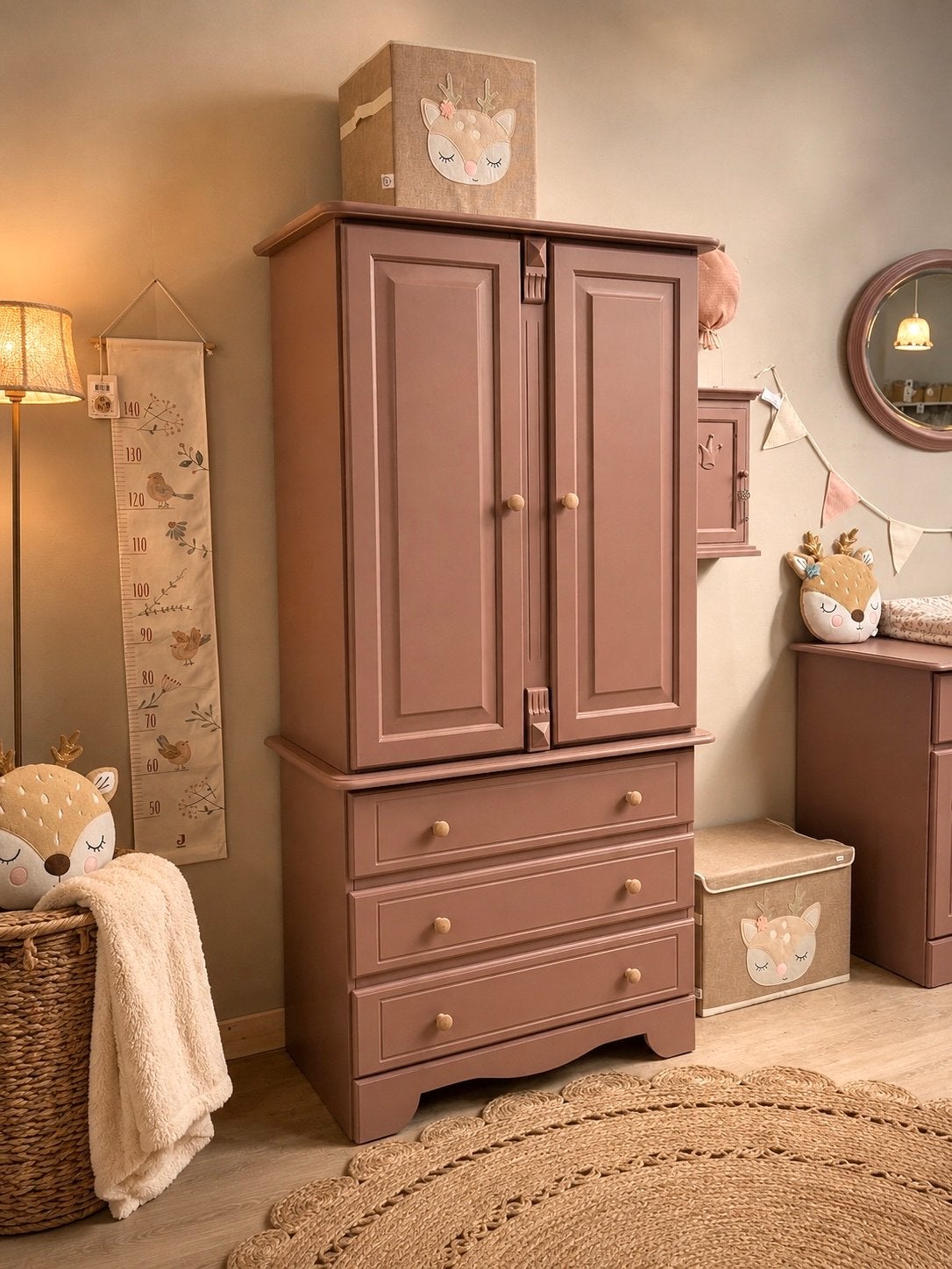 Kledingkast •Dora• by Juffrouw Kwast, Ophalen, Info@juffrouw-kwast.nl, Kast, 50 tot 70 cm