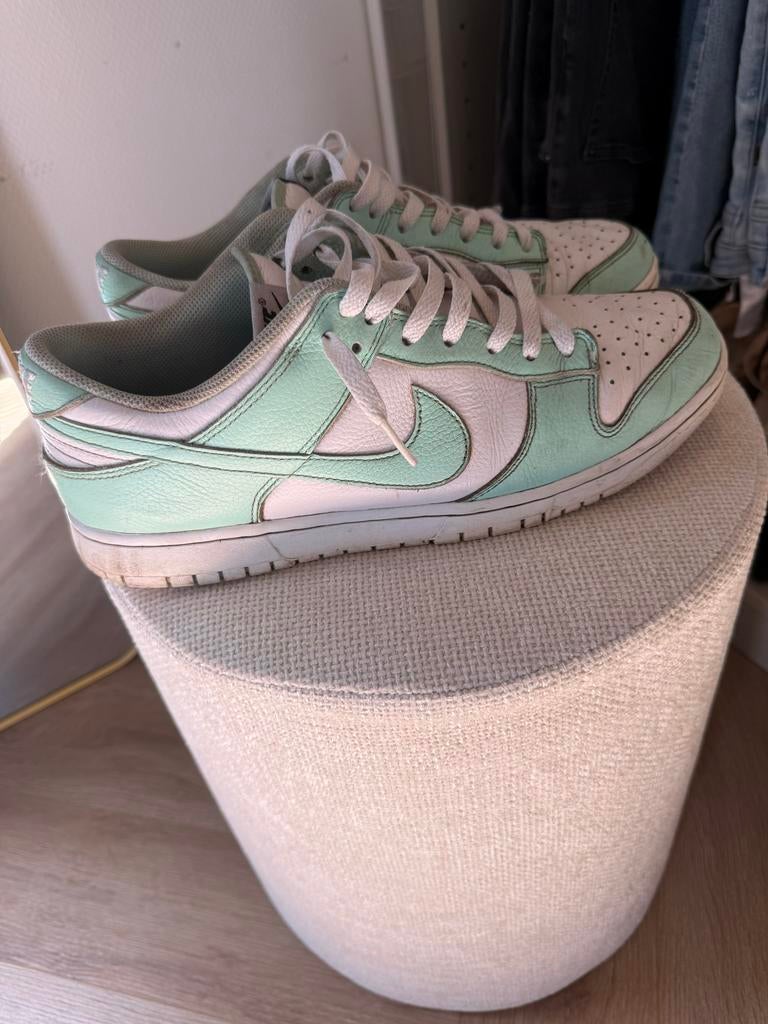 Nike Dunk Low Mint Groen, Kleding | Heren, Schoenen, Gedragen, Sneakers of Gympen, Wit, Ophalen of Verzenden