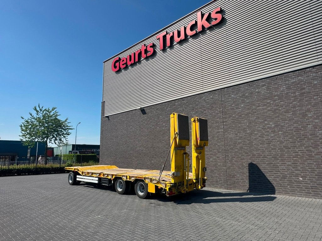 Goldhofer TU 3-24/80 DIEPLADER AANHANGER + RAMPEN (bj 2007), Overige brandstoffen, Geel, Bedrijf, Aanhangers en Opleggers