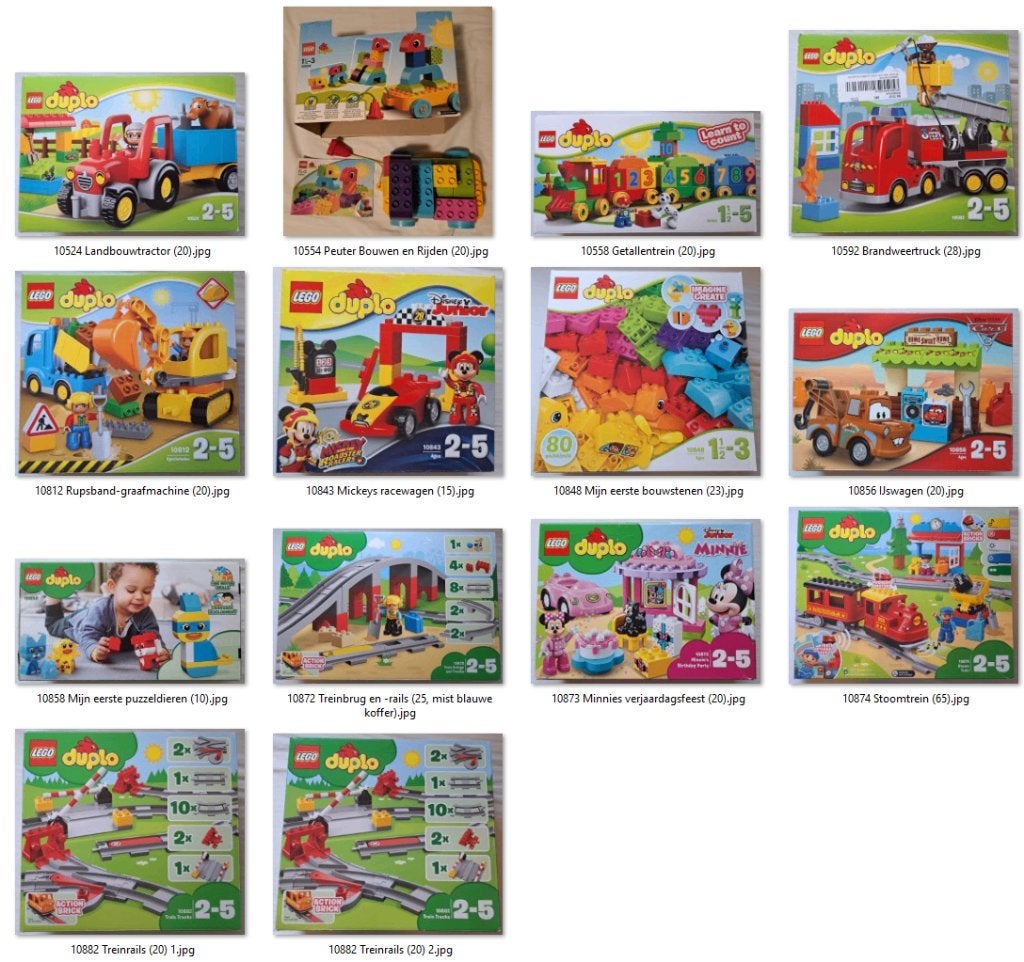 Lego duplo heel veel sets in originele dozen, Ophalen of Verzenden, Zo goed als nieuw, Compleet, Complete set