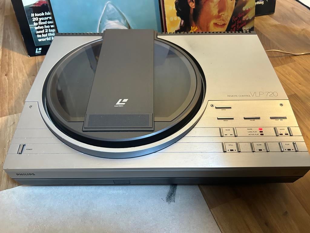 Philips VLP 720 LaserVision collectie, werkt + 55 films, Audio, Tv en Foto, Dvd-spelers, Ophalen of Verzenden, Zo goed als nieuw